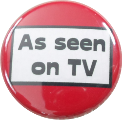 As seen on TV Button